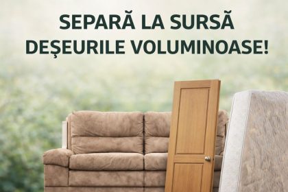 Campanie de colectare a deseurilor mari in judetul Teleorman intre 23 martie si 8 aprilie 2026
